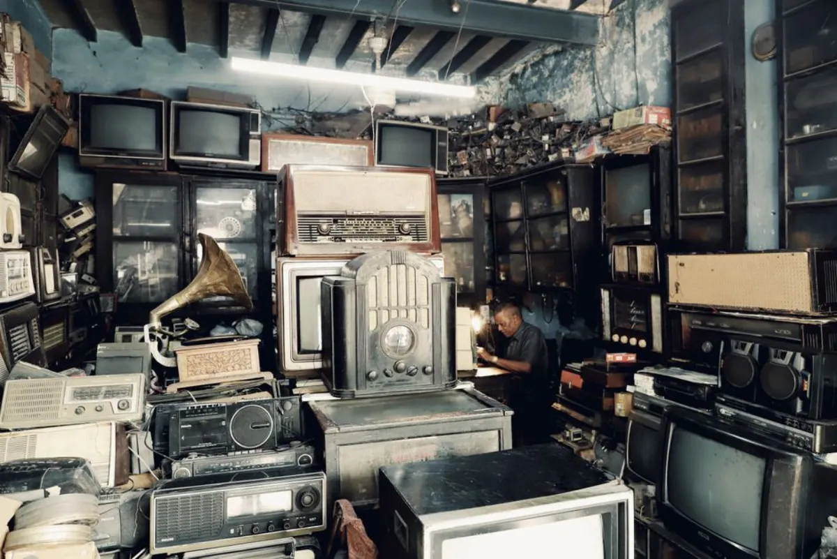 vintage television
